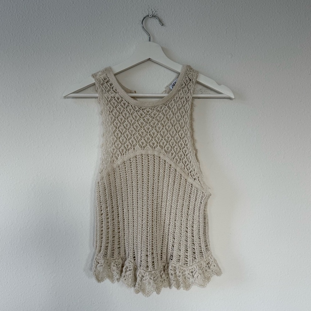 Zara Crochet Blouse